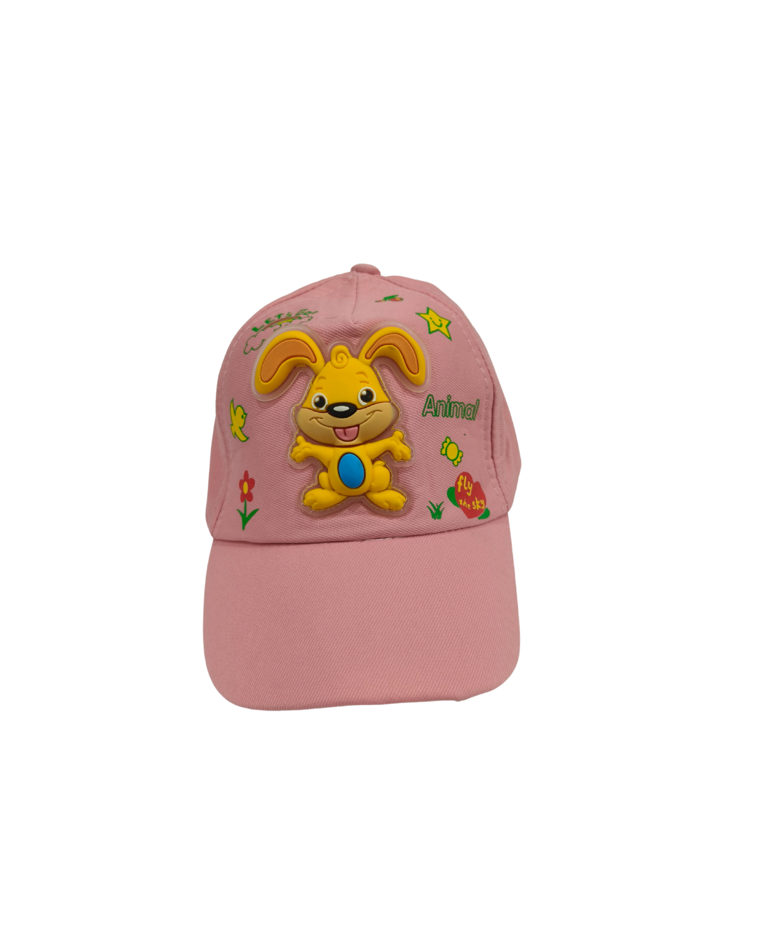 Bunny Kids Cap – Cartoon Printed Cotton Cap