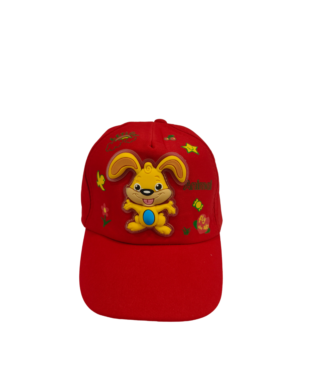 Bunny Kids Cap – Cartoon Printed Cotton Cap