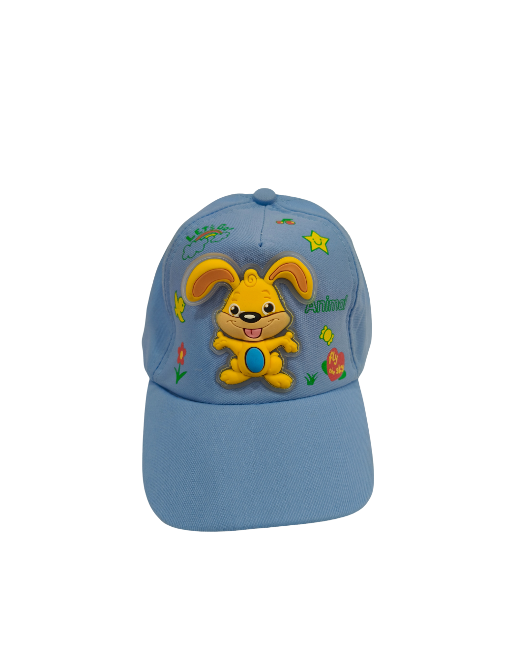 Bunny Kids Cap – Cartoon Printed Cotton Cap