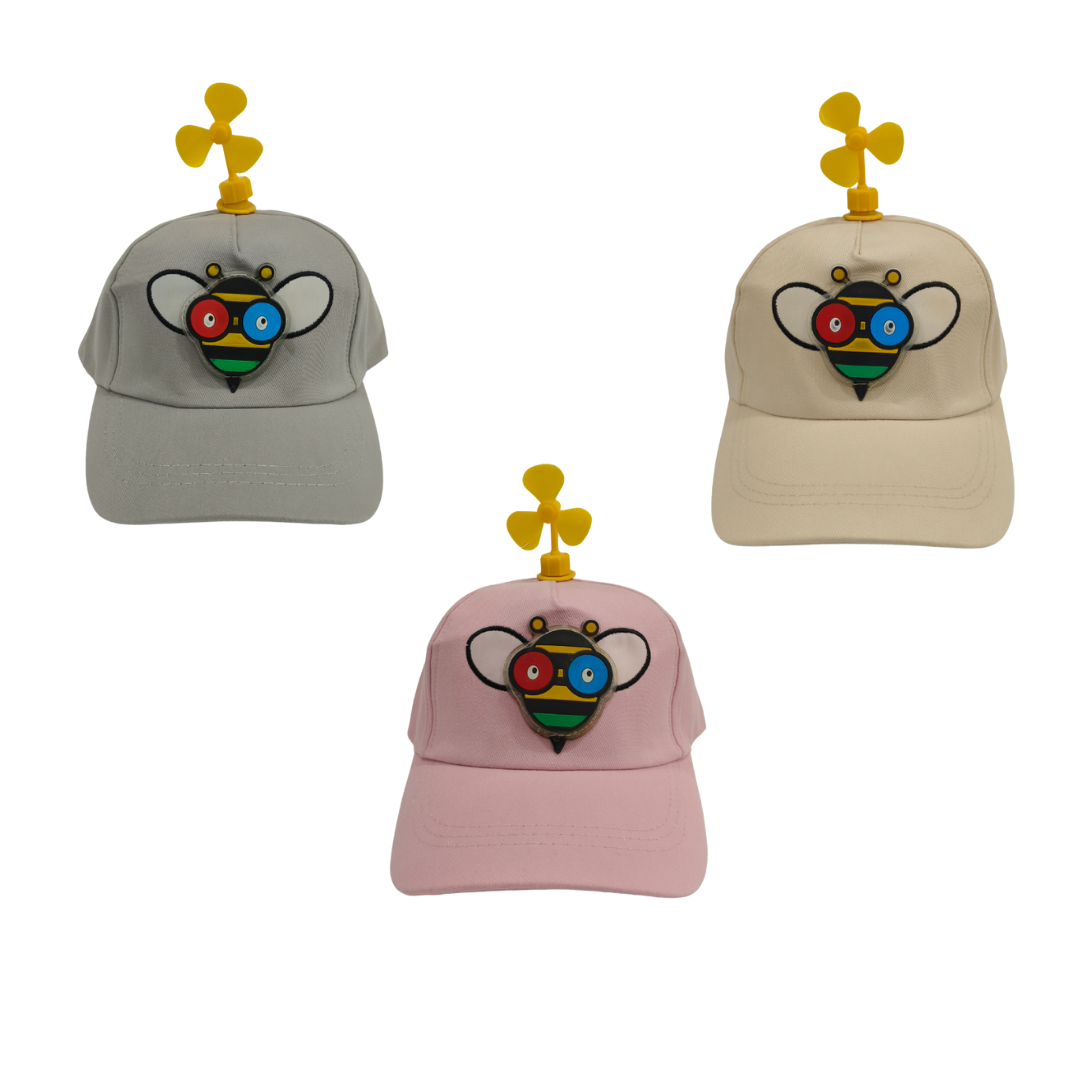 Buzz Bee Kids Cap – Cartoon Printed Cotton Cap