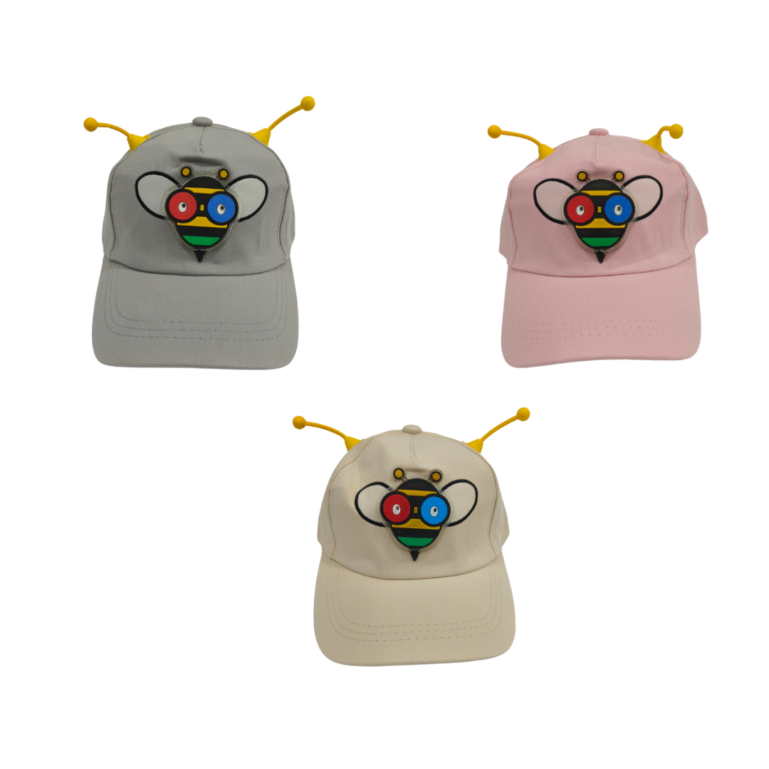 Buzz Bee Kids Cap – Cartoon Printed Cotton Cap