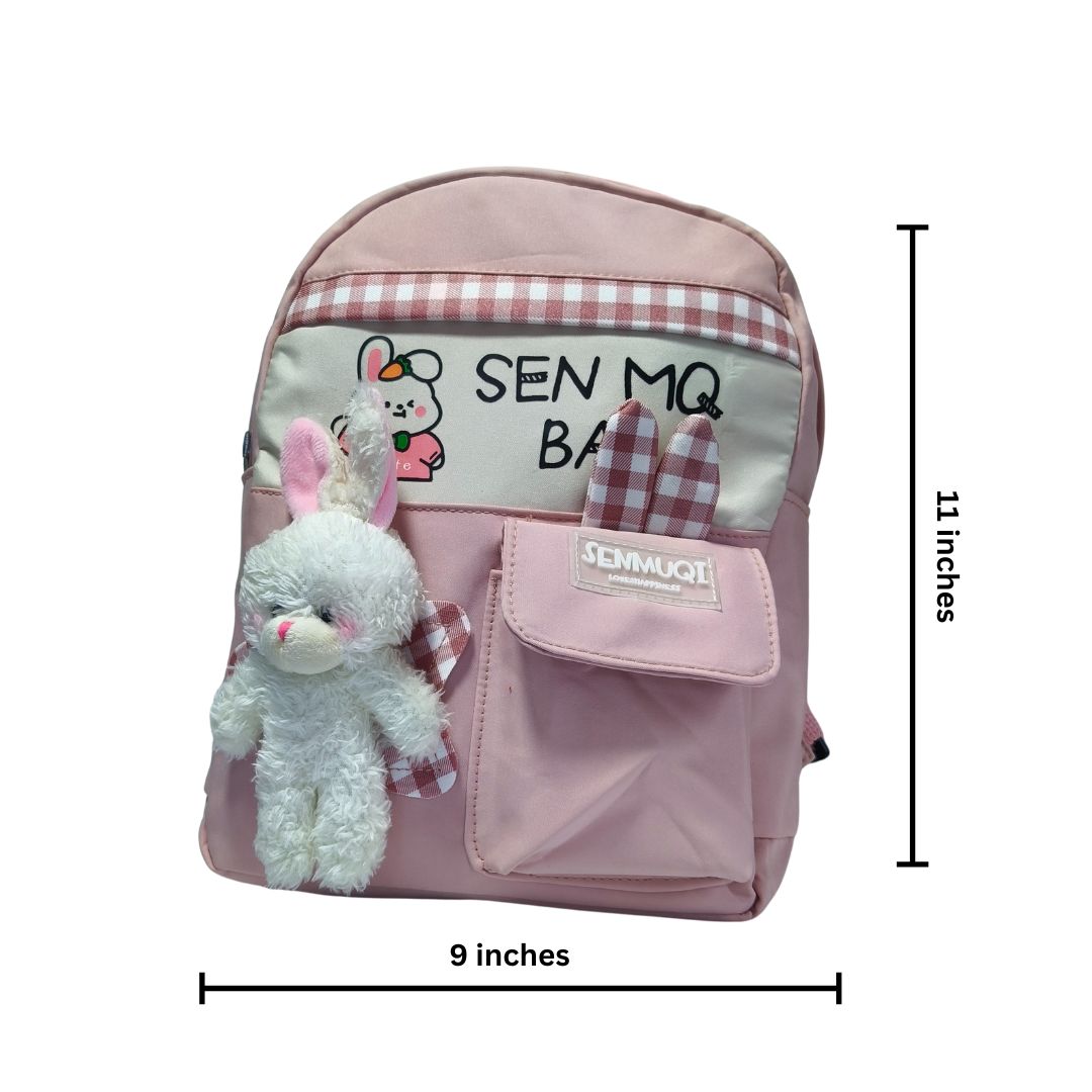Cute Yellow Bunny Backpack for Kids – School Bag for Girls & Boys | Goal Matol Pakistan