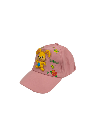 Bunny Kids Cap – Cartoon Printed Cotton Cap