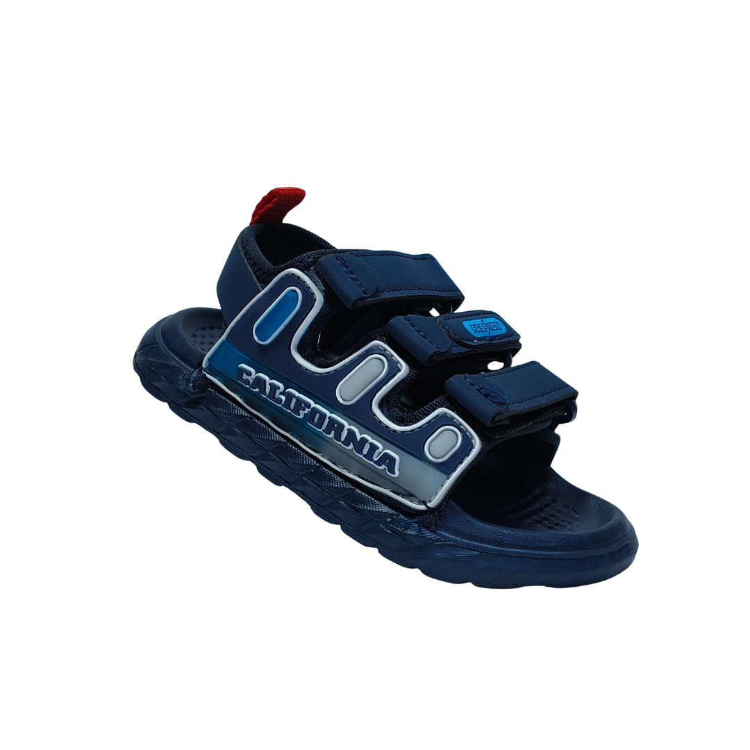 California Cool Boys Sandals – Blue Summer Shoes for Kids
