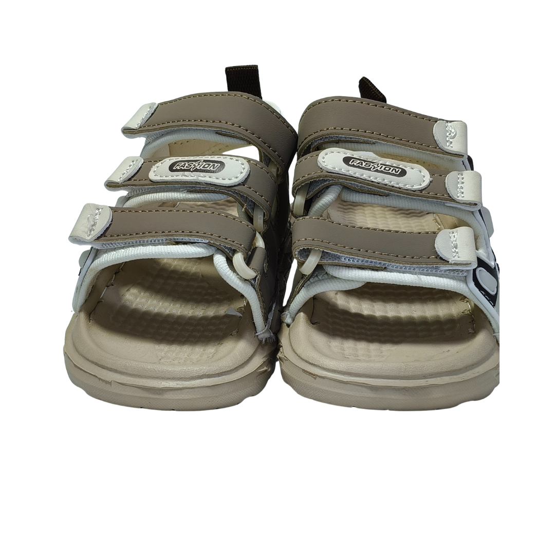 California Cool Boys Sandals – Beige Summer Shoes for Kids