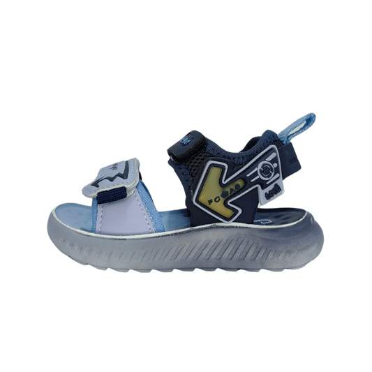Boys’ Summer Sandals – Blue & Grey - Goal Matol