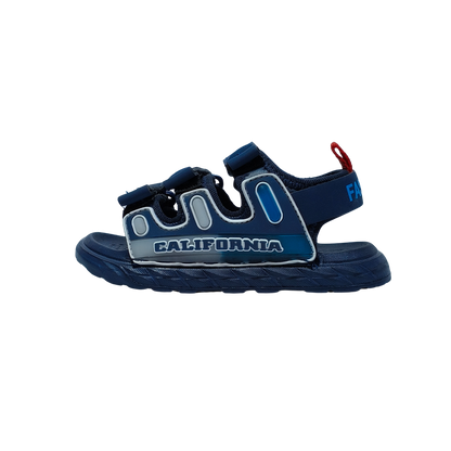 California Cool Boys Sandals – Blue Summer Shoes for Kids