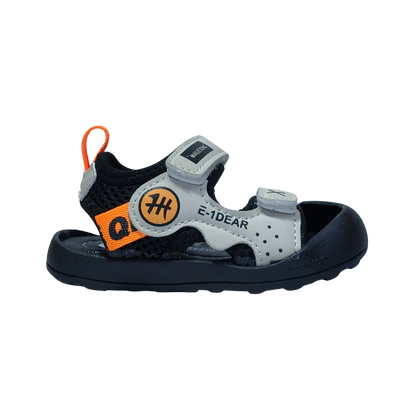 Adventure Baby Sandals – White – Soft Sole Summer Shoes for Boys