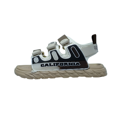 California Cool Boys Sandals – Beige Summer Shoes for Kids