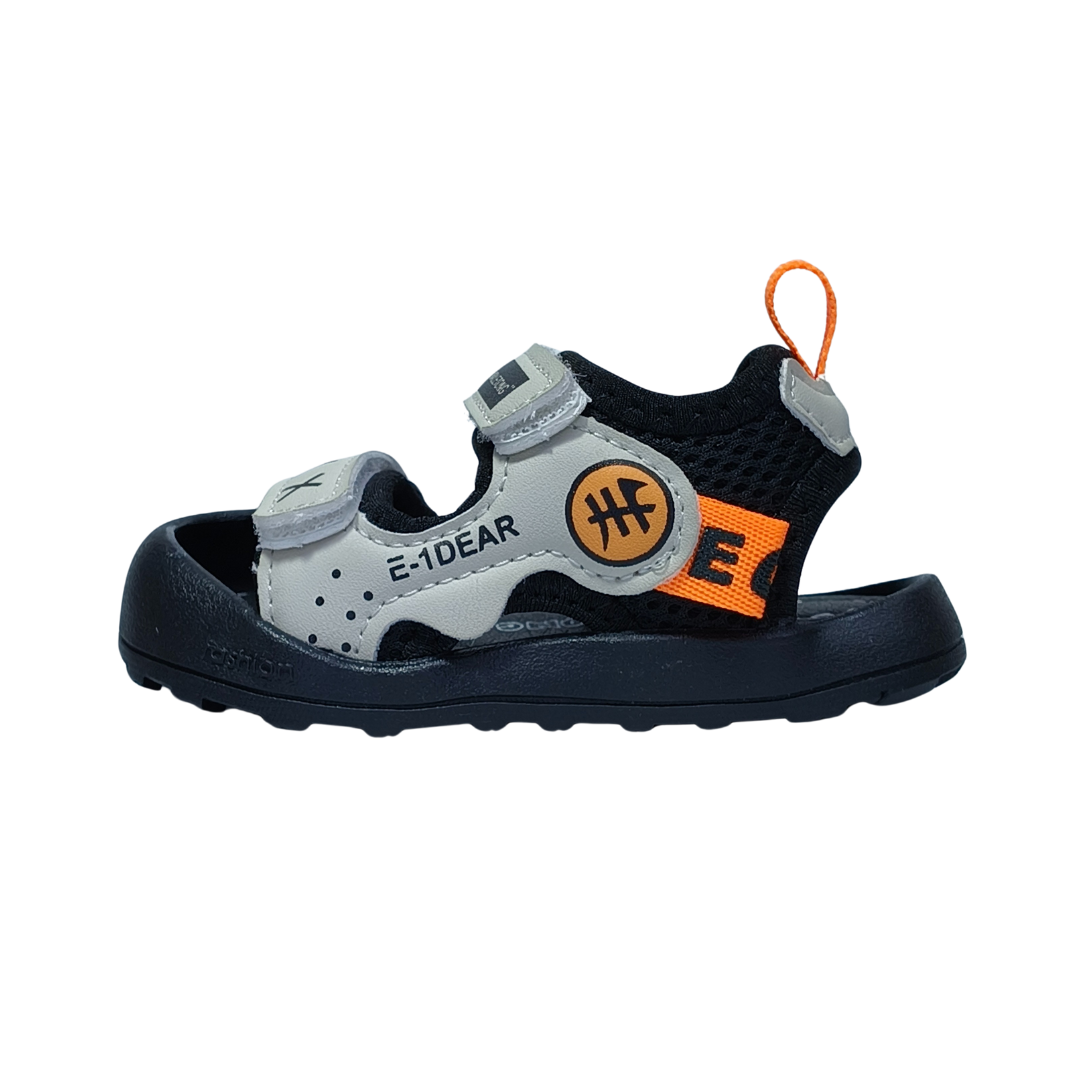 Adventure Baby Sandals – White – Soft Sole Summer Shoes for Boys