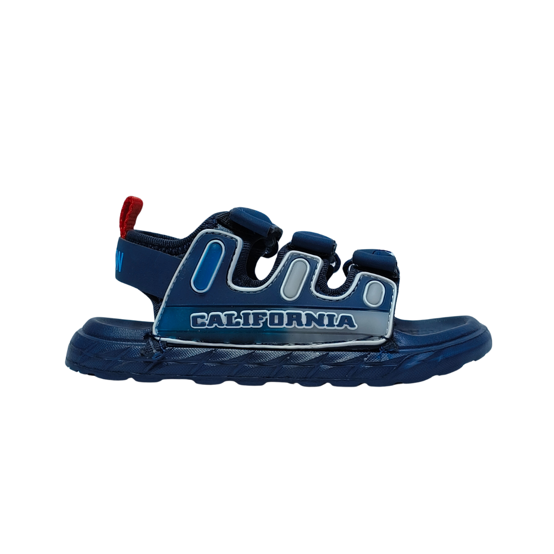 California Cool Boys Sandals – Blue Summer Shoes for Kids