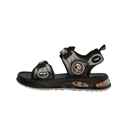 ZoomX Blaze – Boys' Power Sandals - Black & Orange - Goal Matol